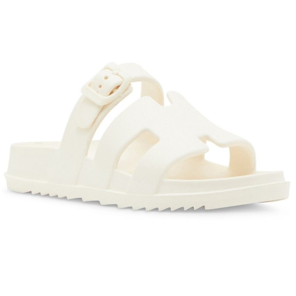 Madden Girl Darliing Banded Footbed Slide Sandals